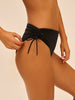 Culotte de bain taille haute - Noir