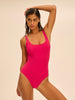 Maillot de bain 1 pièce sans armature - Lipstick