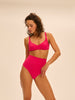 Haut de maillot de bain triangle sans armature - Lipstick