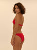 Haut de maillot de bain triangle sans armature - Ecarlate