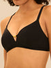 Haut de maillot de bain triangle avec armatures cachées - Noir