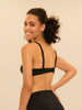 Haut de maillot de bain triangle avec armatures cachées - Noir