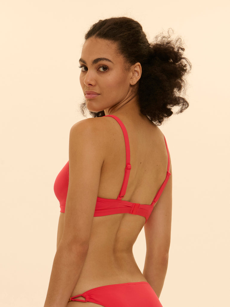 Haut de maillot de bain à coque - Flamingo