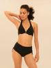 Haut de maillot de bain à coque - Noir