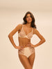 Soutien-gorge avec armature décolleté plongeant - Beige Chic