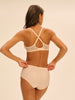 Soutien-gorge avec armature décolleté plongeant - Beige Chic