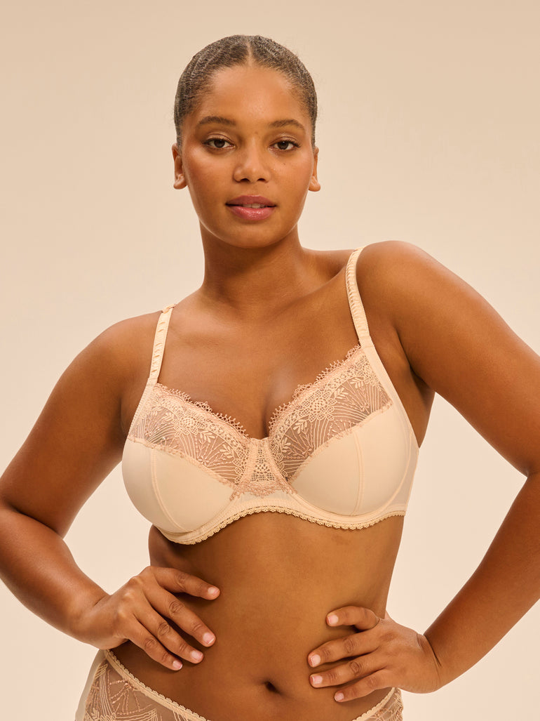 Soutien-gorge avec armature emboitant - Beige Chic