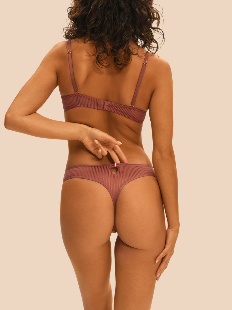 Soutien-gorge triangle sans-armatures - Mulberry