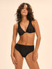 Soutien-gorge triangle avec armatures - Noir