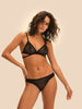 Soutien-gorge triangle sans-armatures - Noir