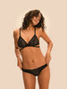 Soutien-gorge triangle sans-armatures - Noir