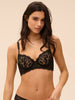 Soutien-gorge corbeille - Noir