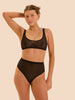 Soutien-gorge triangle sans-armatures - Noir