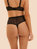 String gainant taille haute - Noir