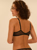 Soutien-gorge avec armature décolleté plongeant - Noir