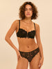 Soutien-gorge corbeille - Noir