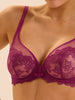 Soutien-gorge avec armature décolleté plongeant - Rose Désir