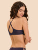 Soutien-gorge avec armature décolleté plongeant - Minuit