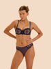 Soutien-gorge corbeille bonnets profonds - Minuit