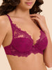 Soutien-gorge push-up décolleté plongeant - Rose Désir