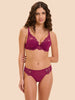 Soutien-gorge push-up décolleté plongeant - Rose Désir