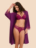 Soutien-gorge push-up décolleté plongeant - Rose Désir