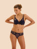 Soutien-gorge push-up décolleté plongeant - Minuit