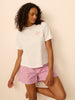 Short de nuit Édition limitée Octobre Rose - Rose Disco