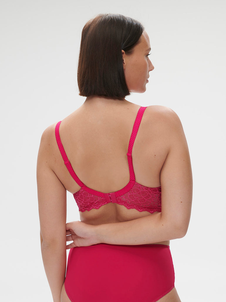 Soutien-gorge spacer décolleté plongeant - Rose Teaberry