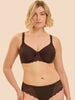 Soutien-gorge avec armature moulé rigide - Cacao