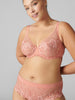 Soutien-gorge avec armatures décolleté plongeant - Rose Ginger