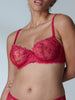 Soutien-gorge corbeille - Rubis/rose