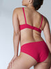 Soutien-gorge corbeille - Rubis/rose