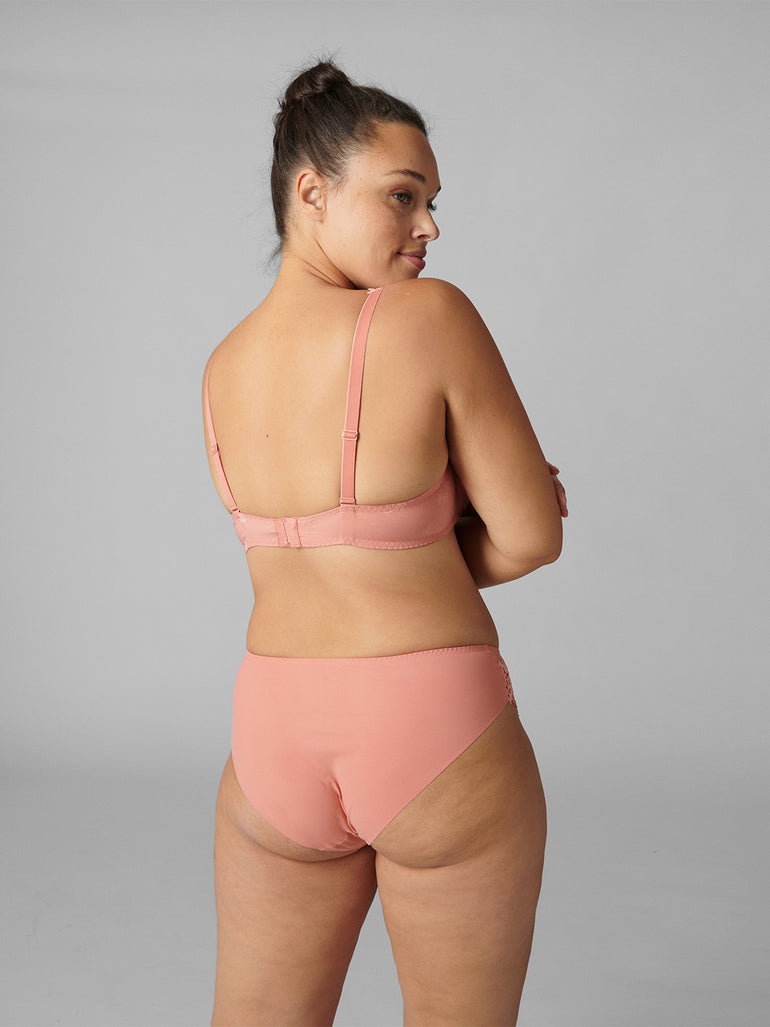 Soutien-gorge push-up décolleté plongeant - Rose Ginger