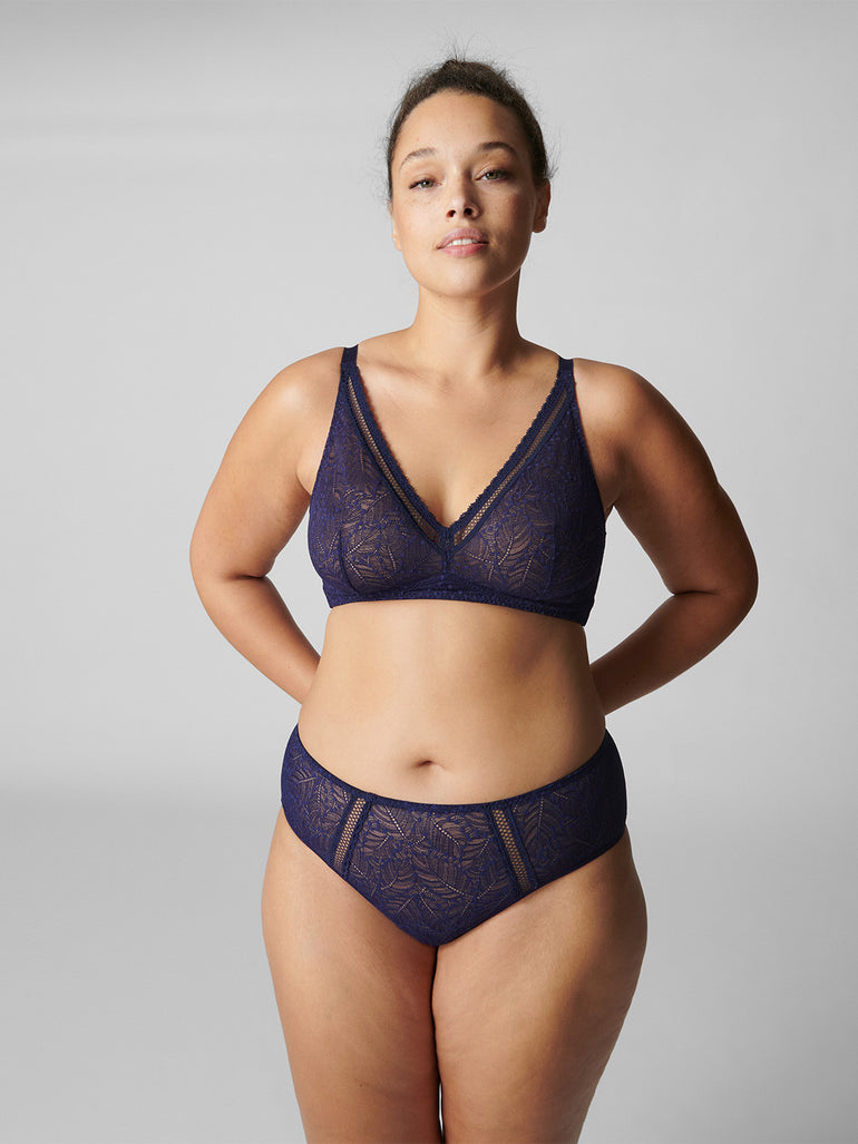 Soutien-gorge sans-armatures structuré - Minuit