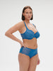 Soutien-gorge avec armatures classique - Bleu Myosotis