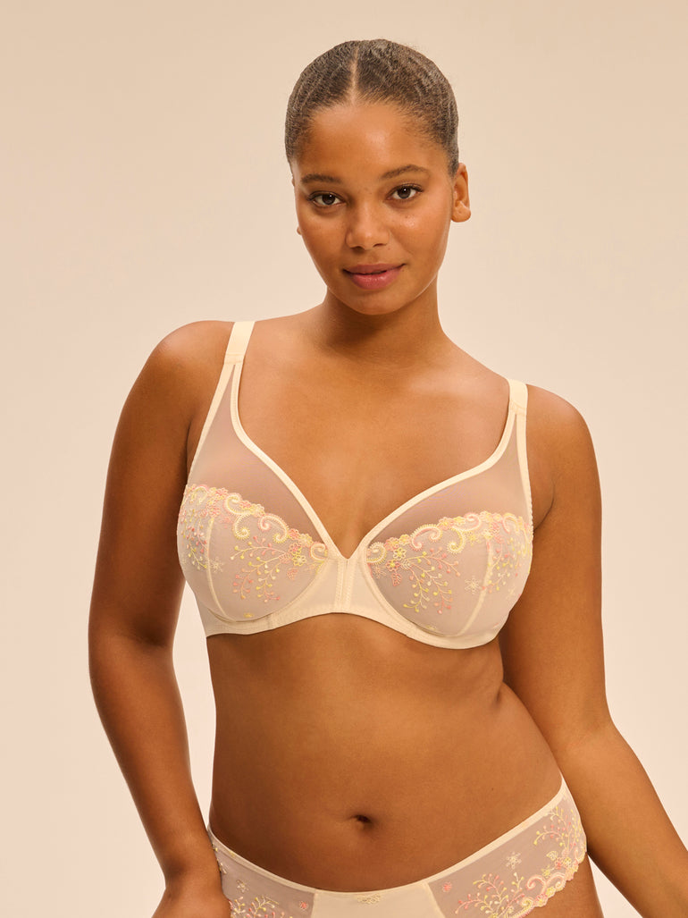 Soutien-gorge avec armature décolleté plongeant - Pampa