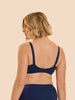 Soutien-gorge avec armature décolleté plongeant - Bleu Rainbow