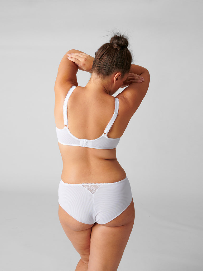 Soutien-gorge avec armatures emboitant - Blanc