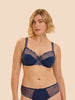 Soutien-gorge avec armature emboitant - Bleu Rainbow
