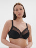 Soutien-gorge avec armature emboitant - Noir Gem