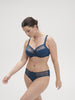 Soutien-gorge avec armatures emboitant - Bleu Prestige