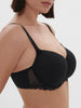 Soutien-gorge décolleté carré en spacer 3D - Noir Gem