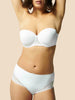 Culotte taille haute - Blanc