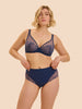 Culotte taille haute - Bleu Rainbow