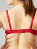 Soutien-gorge push-up triangle - Rouge Opéra