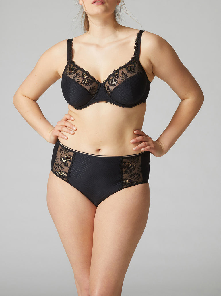 Culotte taille haute - Noir