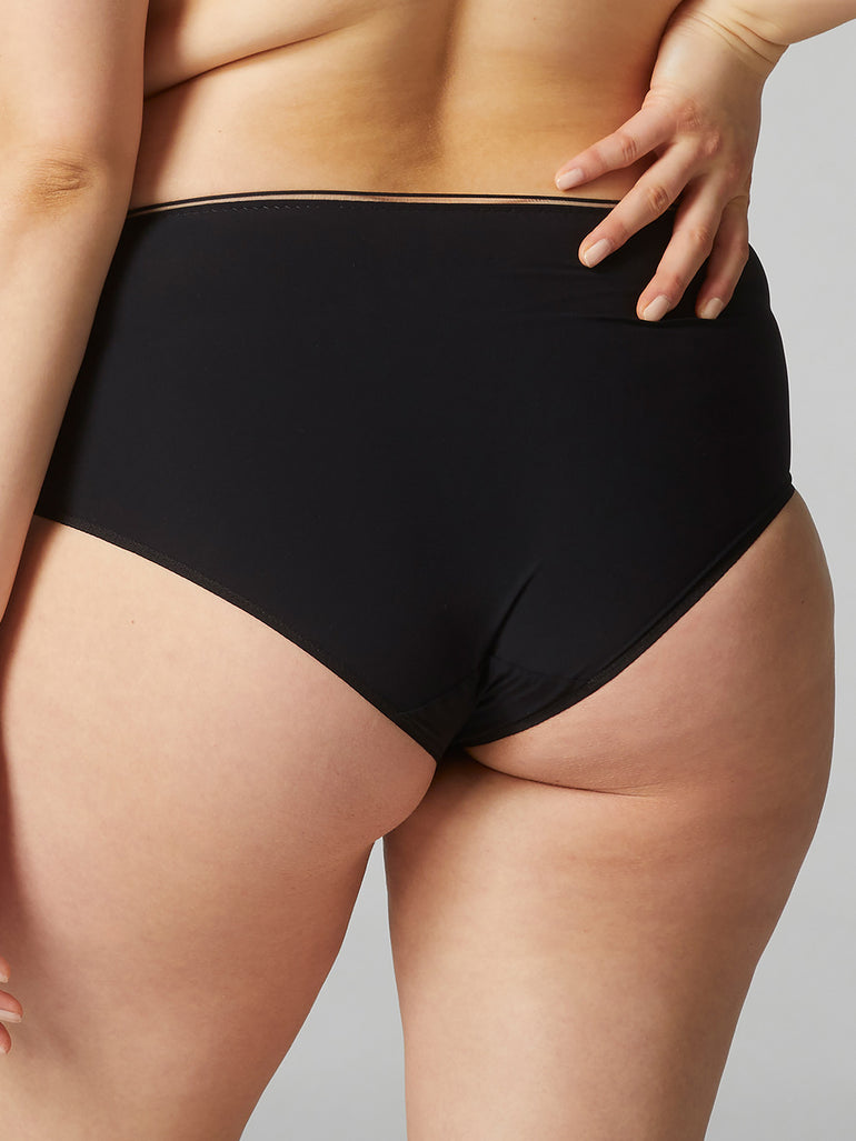 Culotte taille haute - Noir