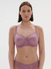 Soutien-gorge avec armature décolleté carré - Mauve Glamour