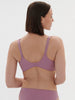 Soutien-gorge avec armature décolleté carré - Mauve Glamour